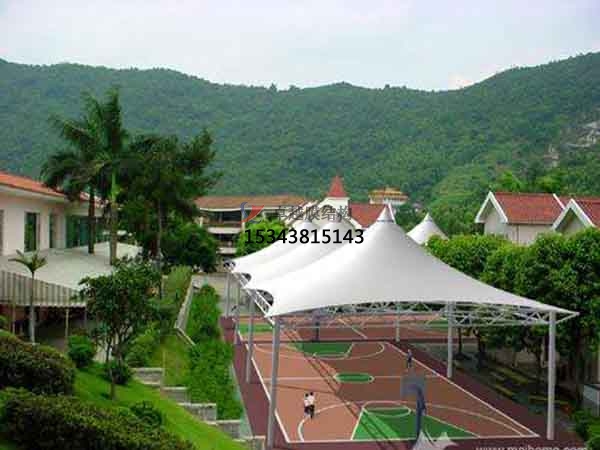 鹹陽膜結構籃球場【體育場建設】